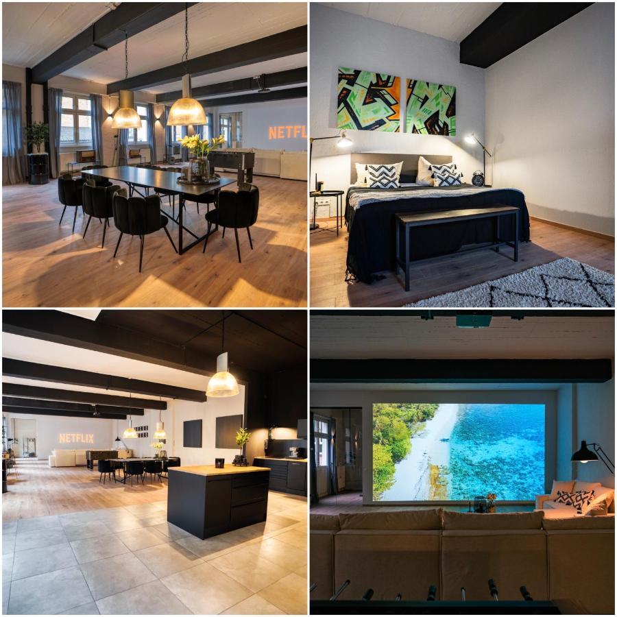 Design Loft - 200Qm2 - Heimkino - Bestlage - Parkplatz Вісбаден Екстер'єр фото